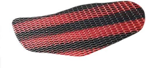 HUUSO Bike Stretchable Net Seat Cover (Black & Red) Compatible with Hero HF Deluxe - Image 4