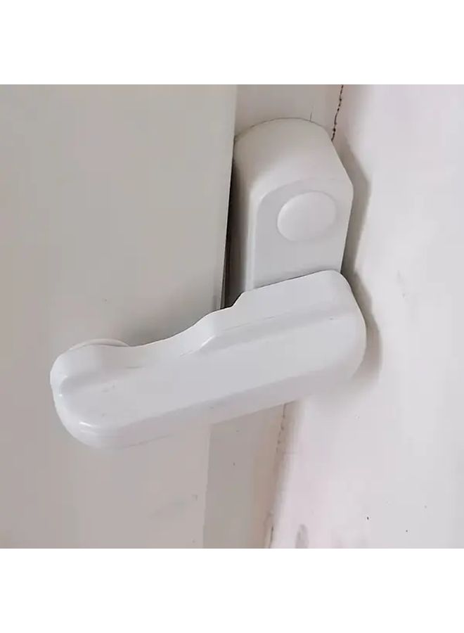 2pcs High Quality Plastic Door And Window Latches Durable Easy Install For Balconies Doors Windows Cabinets Security Latch Modern Construction - Image 2