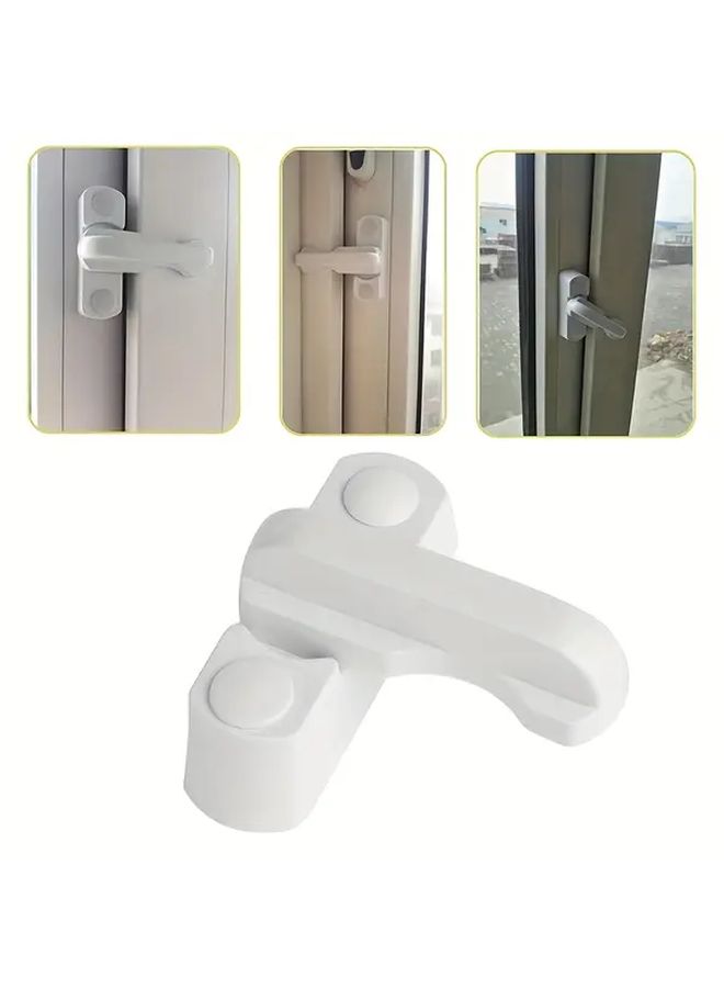 2pcs High Quality Plastic Door And Window Latches Durable Easy Install For Balconies Doors Windows Cabinets Security Latch Modern Construction - Image 4