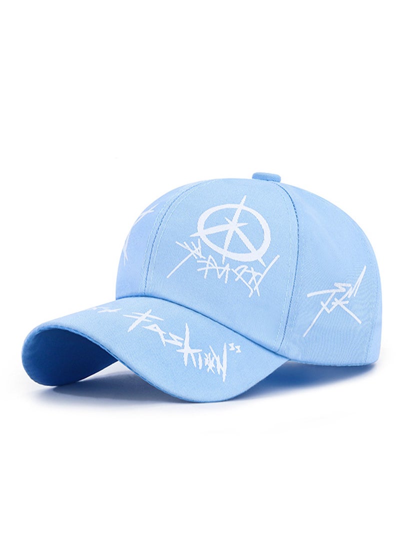 Generic Korean Fashion Graffiti Baseball Cap Red  - Image 2