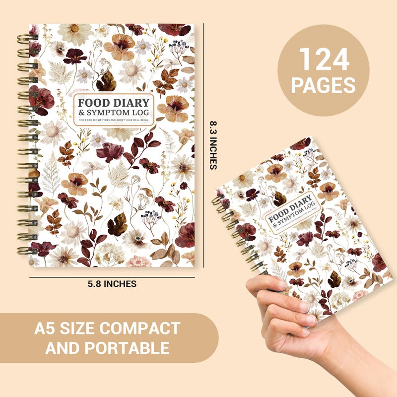 HAMIEW Food Diary and Symptom Log Book for Tracking Meals, Bowel Movements, Sleep, Reactions â€“ Bristol Stool Chart, Notebook Journal for Low FODMAP, IBS, Allergies, Intolerance â€“ Keto, Paleo, Whole30 - Image 5