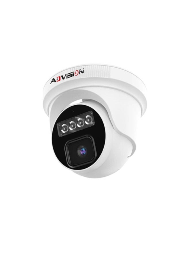 كاميرا مراقبة داخلية ADVISION AD202D-C-2.8، بدقة 2 ميجابكسل، وعدسة واسعة 2.8 مم - لون أبيض