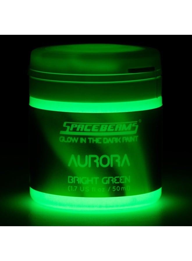 SpaceBeams Aurora Glow in the Dark Paint 17 Fl Oz Bright Green Glow NonToxic Water Based - Image 3
