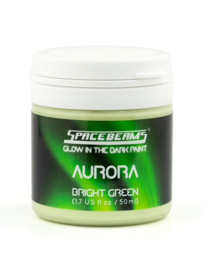 SpaceBeams Aurora Glow in the Dark Paint 17 Fl Oz Bright Green Glow NonToxic Water Based - Image 4
