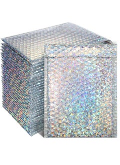 Beauenty Bubble Mailers Holographic Bubble Mailers Padded Envelopes Self Sealing Cushion Envelopes for Mailing, Shipping and Packing 30 Pcs, 11 x 7 Inch  - Image 1