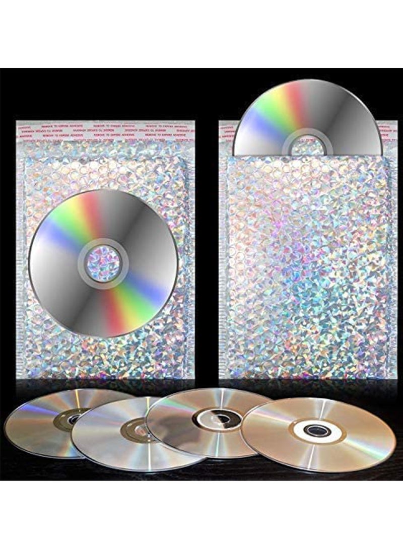 بيوينتي Bubble Mailers Holographic Bubble Mailers Padded Envelopes Self Sealing Cushion Envelopes for Mailing, Shipping and Packing 30 Pcs, 11 x 7 Inch  - Image 2