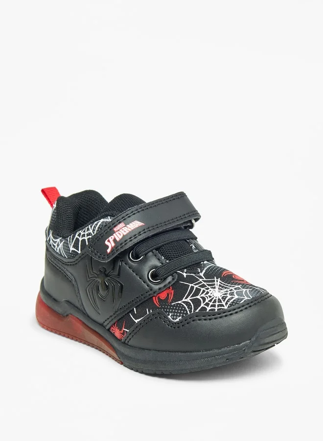 MARVEL Marvel Spider-Man Print Shoes with Hook and Loop Closure