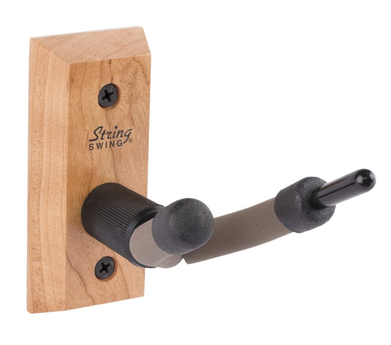 String Swing Violin Hanger Wooden Wall Mount for Home & Studio CC01V-O Hardwood Oak (2 Pack) - Image 1