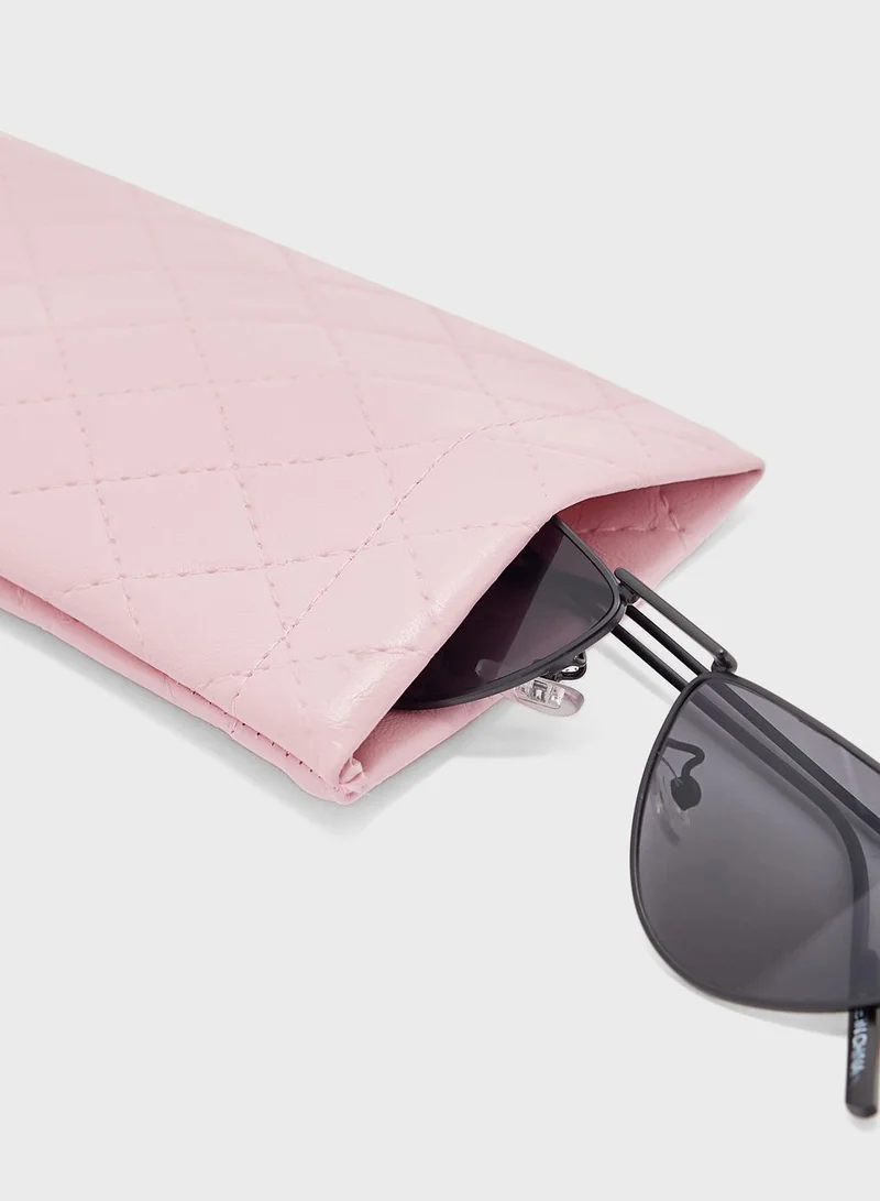 ELLA Quilted Sunglass Case