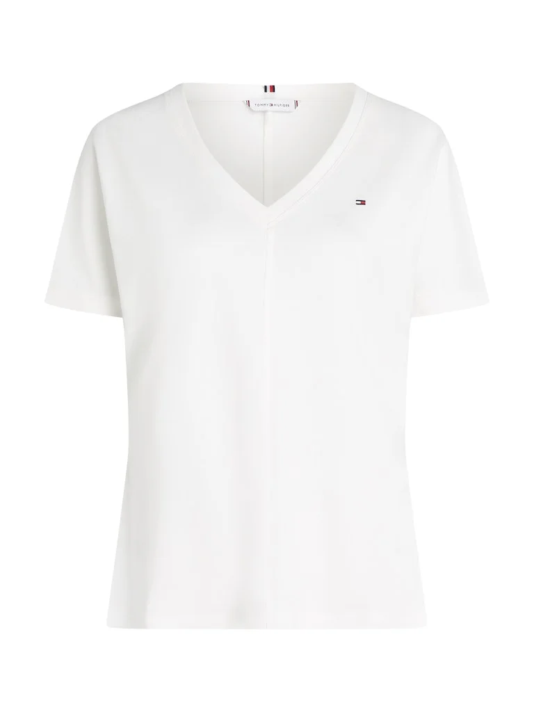 TOMMY HILFIGER Logo V Neck T-Shirt