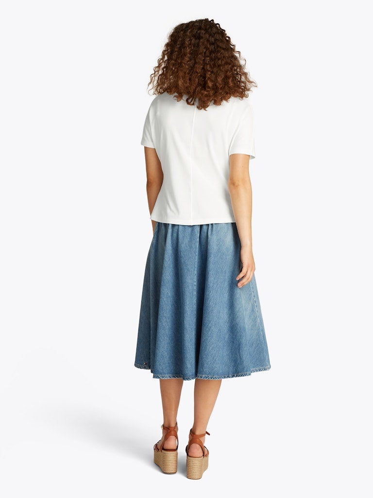 TOMMY HILFIGER Logo V Neck T-Shirt - Image 2