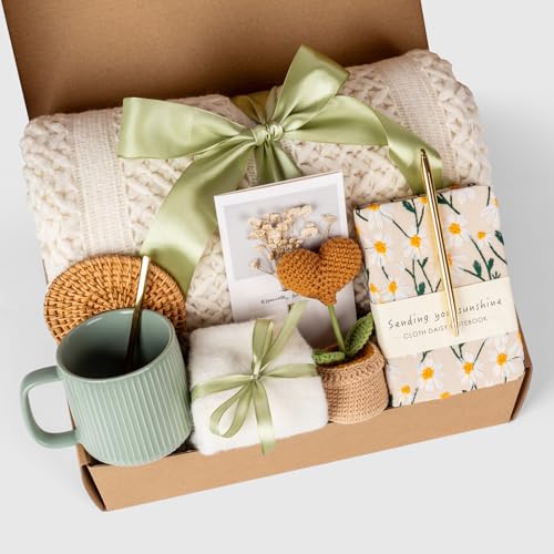 Anforsun Self Care Gifts for Women Get Well Soon Birthday Gifts Baskets Care Package for Women, Thinking of You Feel Better Inspirational Christmas Gifts for Mom Her Friend Sister Wife - Image 1