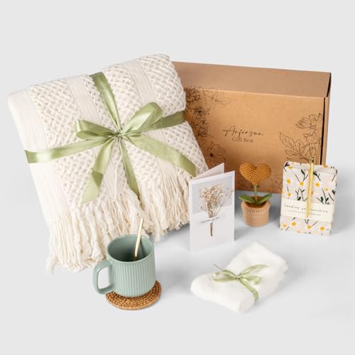 Anforsun Self Care Gifts for Women Get Well Soon Birthday Gifts Baskets Care Package for Women, Thinking of You Feel Better Inspirational Christmas Gifts for Mom Her Friend Sister Wife - Image 4