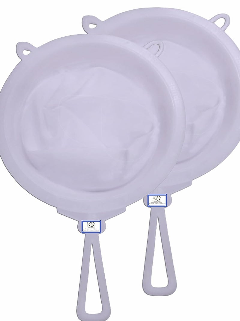 KRIPT 9 Big Water Jali for Straining Water Milk and juices Pack of 02  - Image 1