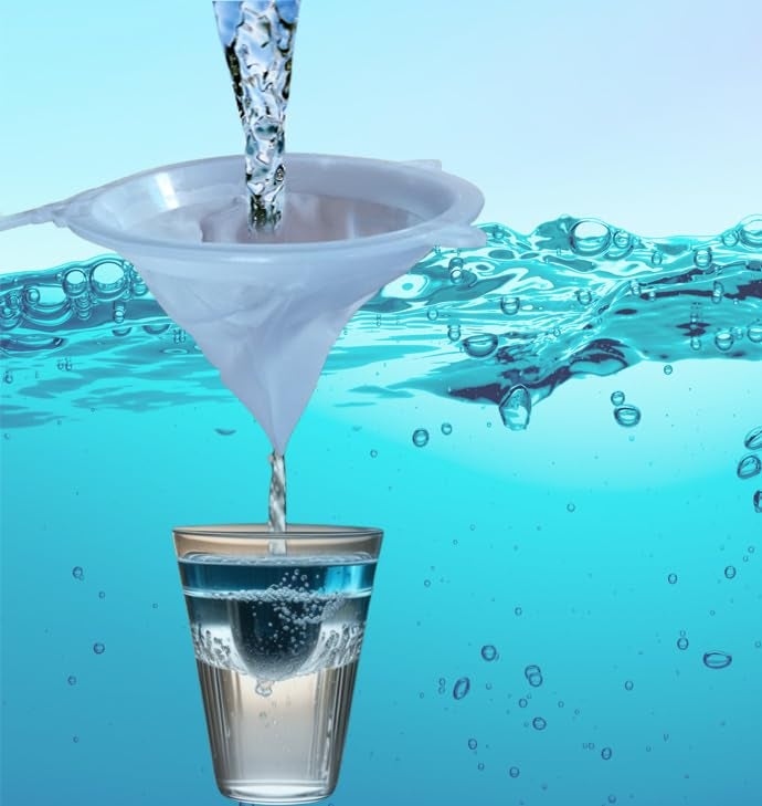 KRIPT 9 Big Water Jali for Straining Water Milk and juices Pack of 02  - Image 3