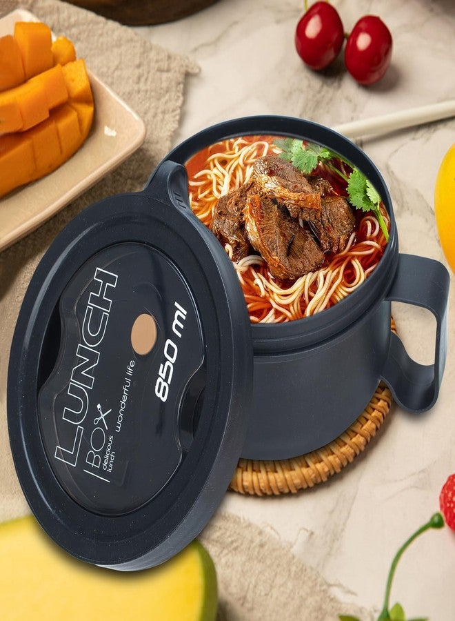 Ronanemon Unbreakable Microwave Soup Mugs with Lids and Handles,Microwave Ramen Bowl with Lid for Soup and Instant Noodles,Oatmeal, Gumbo, Salad,BPA Free - Image 2