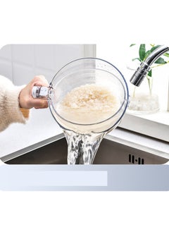Generic Food Grain Storage Container Large Capacity  Sealed Grain Food Storage Box Rice Bucket Kitchen Storage Bucket Transparent Whit  - Image 4