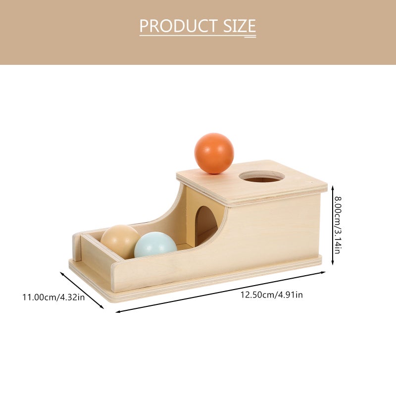 Kids Coin Box Toy Wooden Kids Motor Skills Toy Intellectual Toy Children Educational Toy - Image 3