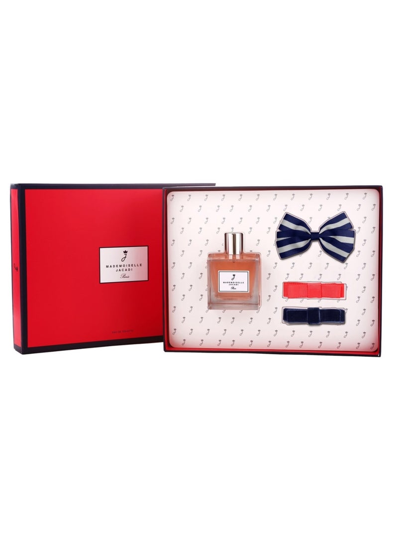 Jacadi Mademoiselle Eau de Toilette 100 mL + Hair Hooks - Image 1