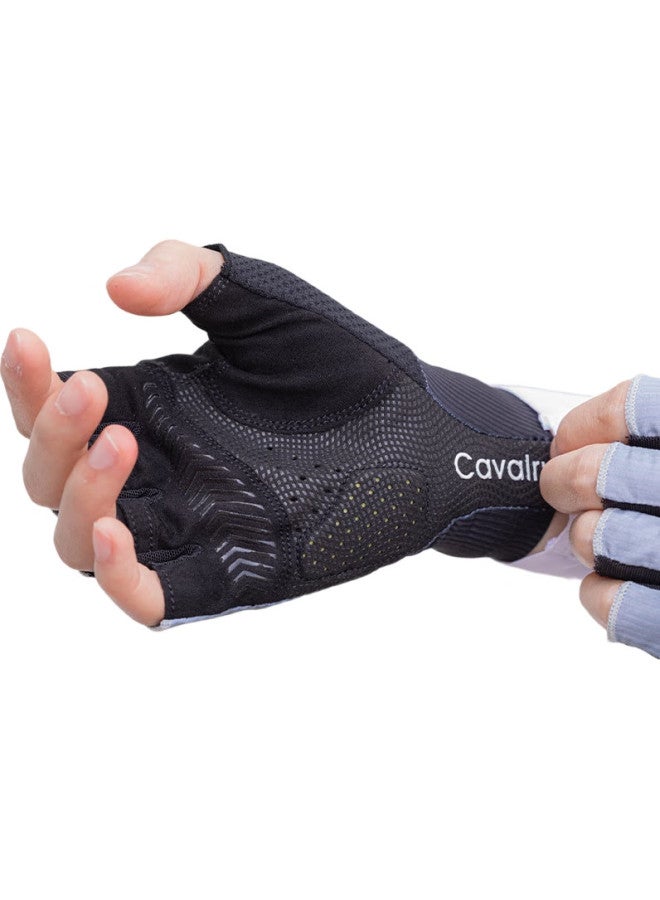 Cavalry Cycling Gloves Half Finger Mountain Road Bike Gloves Men Women Spring Summer Sports Fitness Riding Xxl - Image 3
