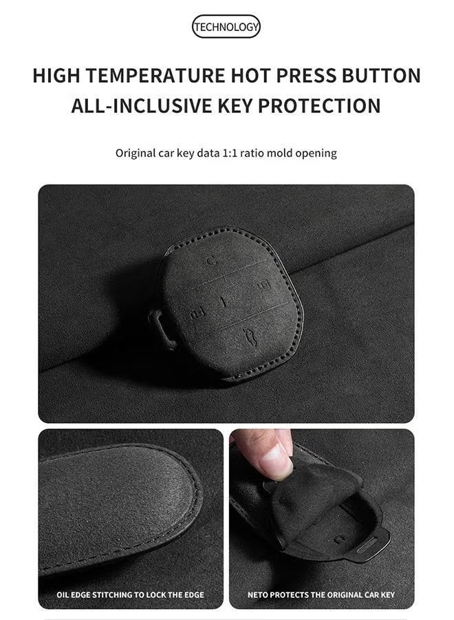 Bukela Car Key Case for Jetour Freer Freedom T2 Freer Traveller T1 2025+ Remote Cover Shell Keychain Fob Accessories Anti-Scratch - Image 4