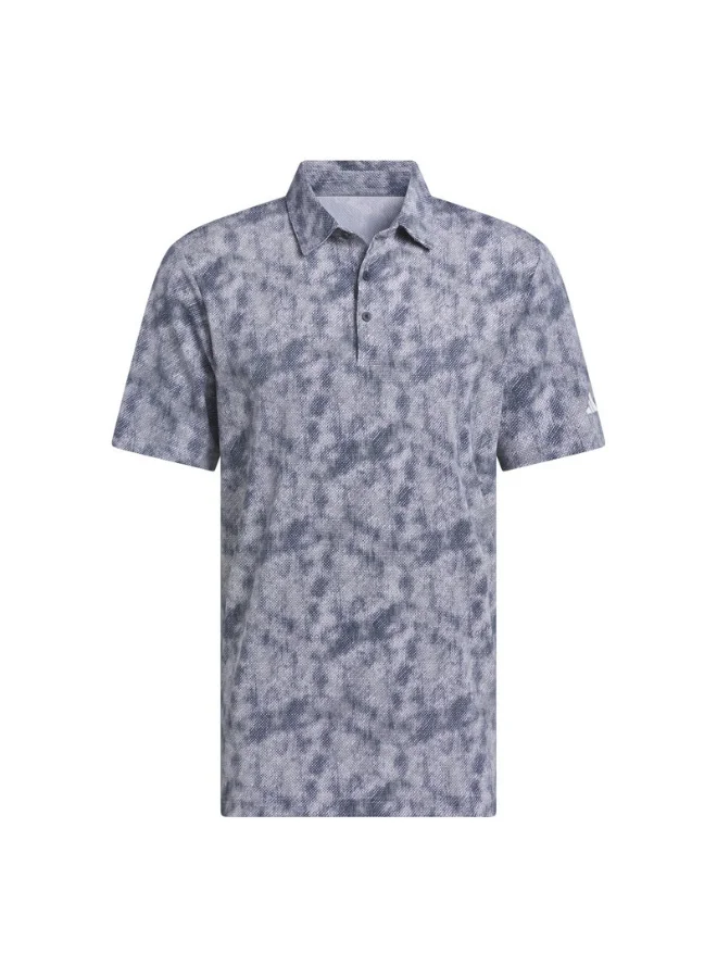 adidas Adidas Ult Txt Prt Blue Polo Shirt (Short Sleeve) Polo Shirts For Men