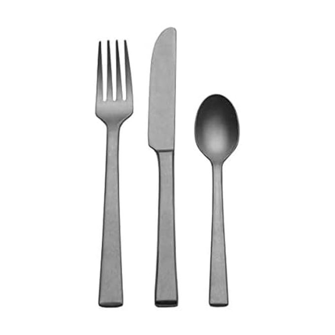Mikasa Stonewash York 12-Piece Flatware Set, Service For 4