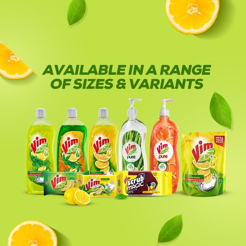 Vim Concentrated Dishwash Gel - 750 Ml - Image 5