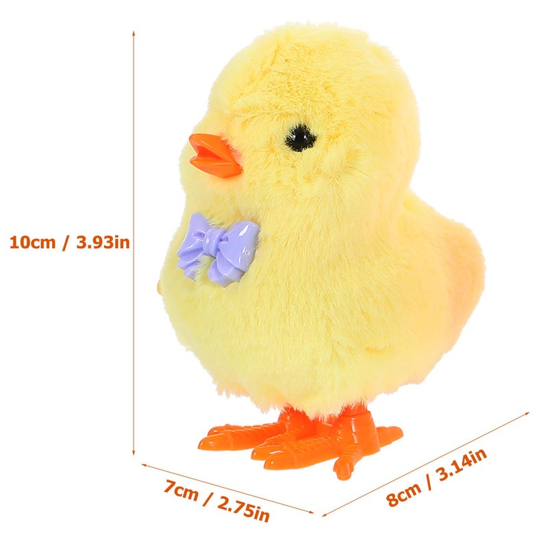 3Pcs Wind Up Chicken Toy Novelty Jumping Clockwork Easter Random Color Fun Skill Development - Image 3