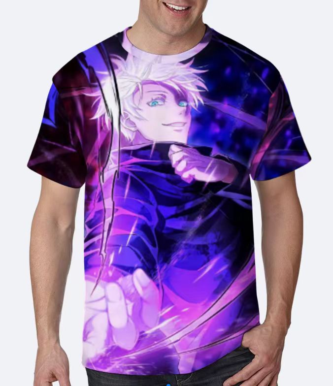 Summer Personality 3Dt Shirt Men'S Casual Simple One Piece Printed Short-Sleeved T-Shirt - Image 1
