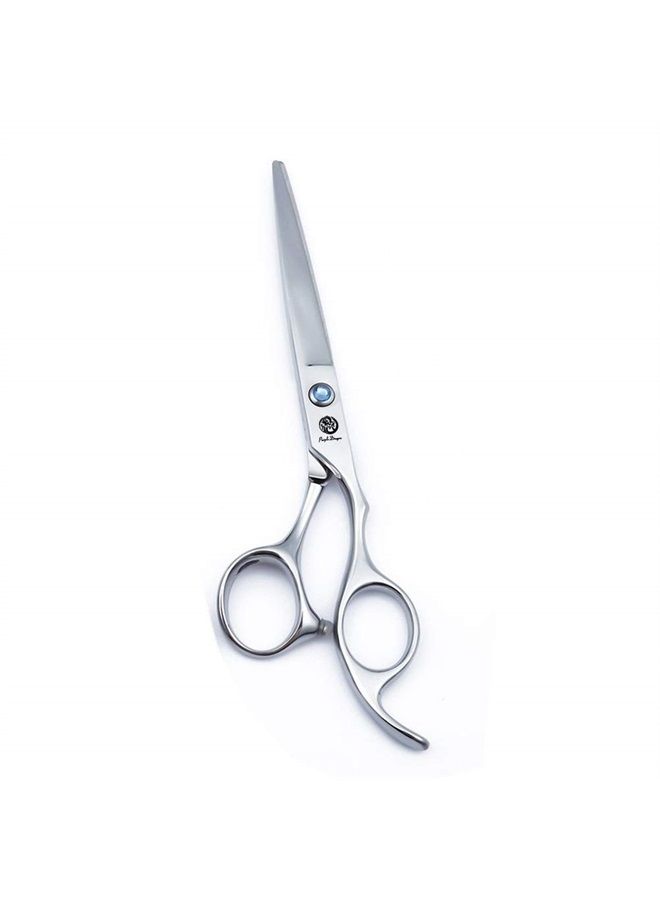 Purple Dragon 6.0" Professional Silver Salon Hairdressing Scissors Barber Hair Cutting Shear - Image 1