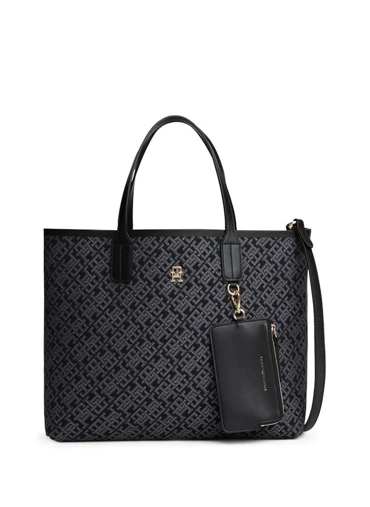 TOMMY HILFIGER Icon Satchel Jacquard