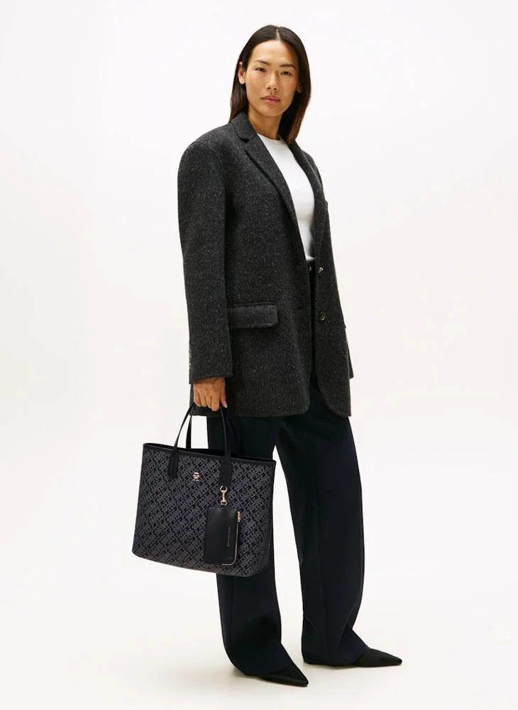 TOMMY HILFIGER Icon Satchel Jacquard