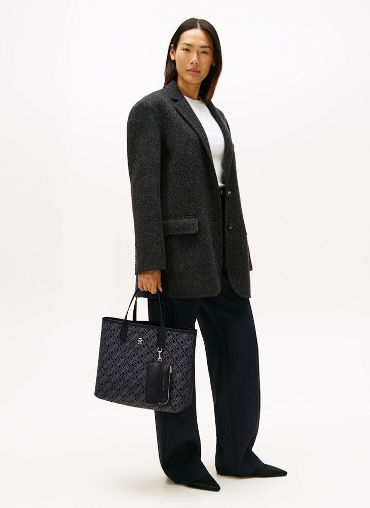 تومي هيلفيغر حقيبة ساتشيل بشعار مع محفظة صغيرة - Image 2