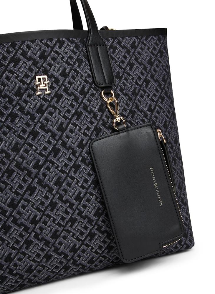 تومي هيلفيغر حقيبة ساتشيل بشعار مع محفظة صغيرة - Image 5