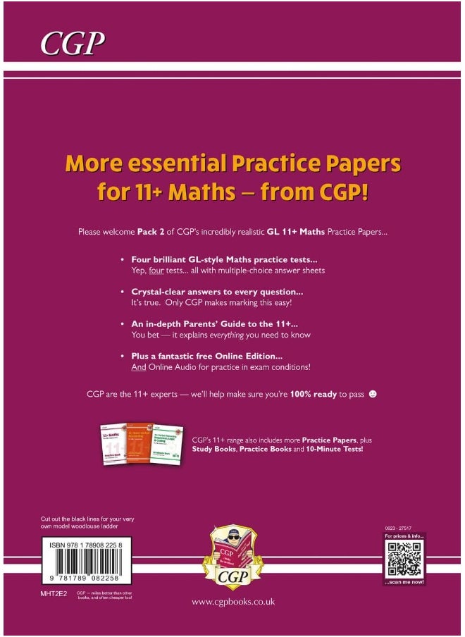 null - 11+ GL Maths Practice Papers: Ages 10-11 - Pack 2 (with Parents' Guide & Online Edition) - Image 1