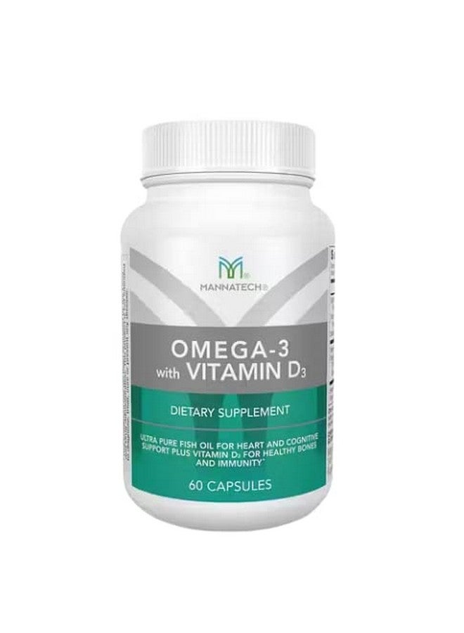Mannatech Omega3 With Vitamin D3 For Bone And Heart Health Made Of The Highest Quality Pure Fish Oil - Image 2