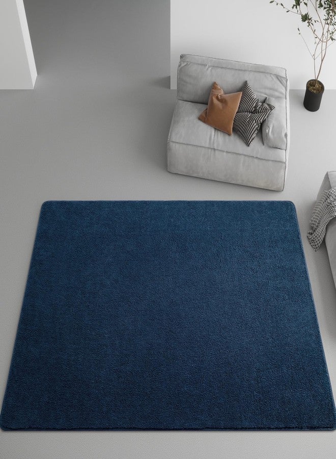 DweIke Modern Rug for Bedroom Living Room 4x6ft Memory Foam Indoor Rug Minimalist Decoration Fluffy Rug for Boys Girls Teens with Super Soft Touch - Image 3