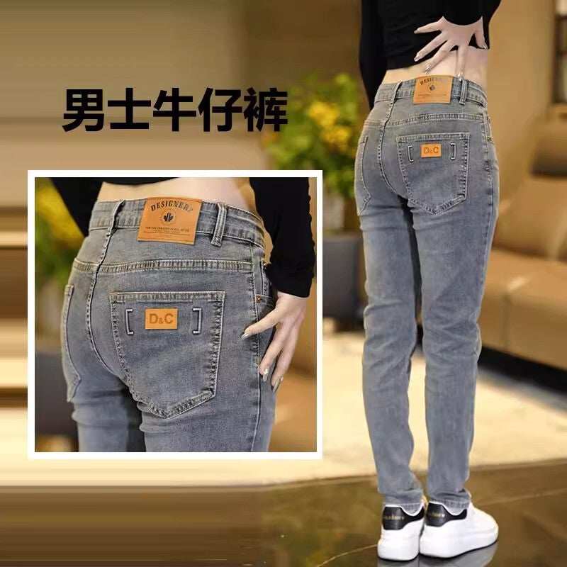 Unisex Classic Denim Jeans Loose Fit Daily Outdoor Wear - Image 5