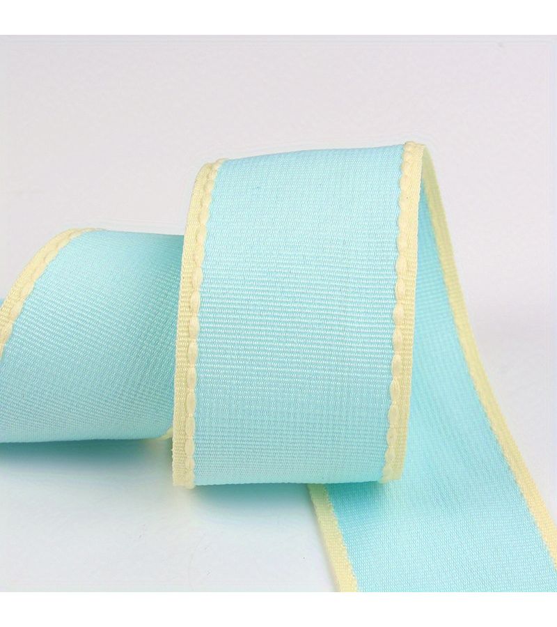 Handmade Double Sided Ribbon Hair Addition 1.5inch Wide Brimmed Jumper Contrast Color - Image 5