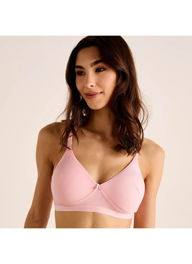 FAV Adjustable Strap Bra with Hook and Eye Closure