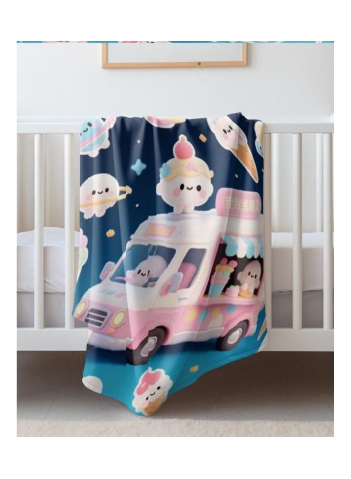 general Children's or student cartoon flannel thin blanket (warm and comfortable, suitable for sleep, games) 100cm*150cm - 843 - Image 4