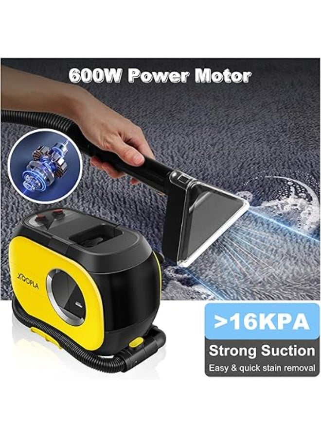 Xoopla Portable Carpet Spot and Upholstery Cleaner, Lightweight Handheld Deep Cleaner Machine for Pet Stains, Sofa, Rug, Mattress, Car Seat and Curtain - Image 3