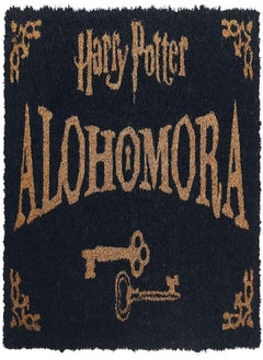 Harry Potter Alohomora Doormat - 100% Coir Rubber Back Door Mat