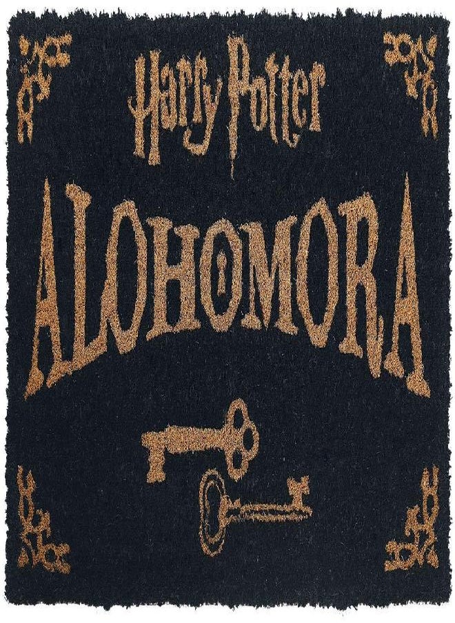 Harry Potter - Harry Potter Alohomora Doormat - 100% Coir Rubber Back Door Mat - Image 1