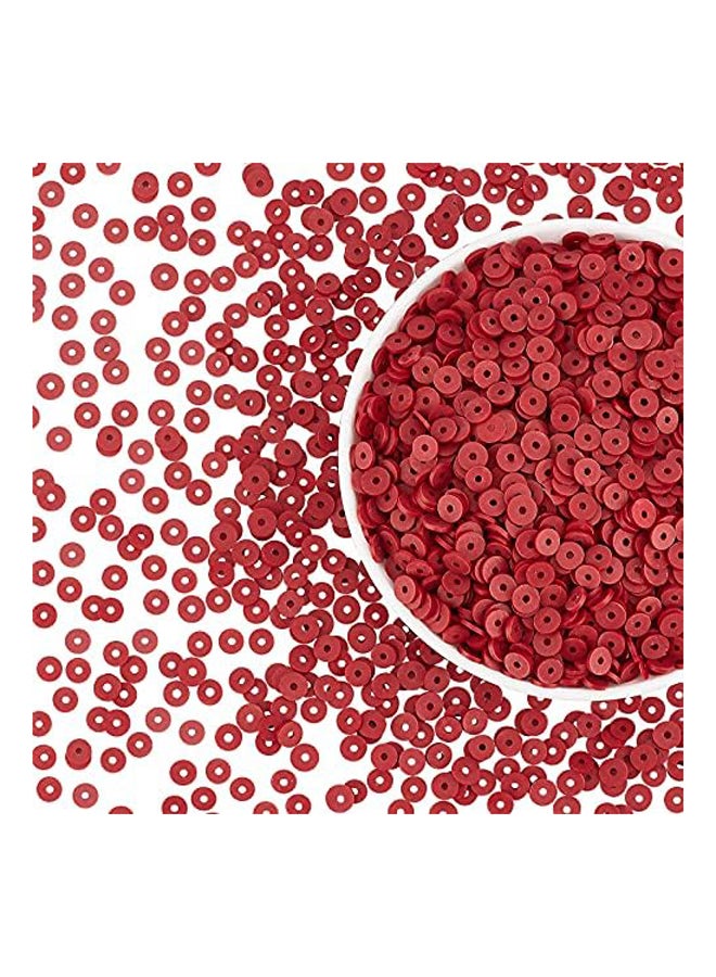 3000 قطعة من خرز طين البوليمر، خرز هيشي مسطح 6 مم، قرص سبا  - Image 2