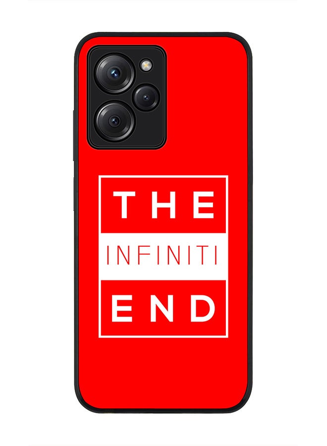 Stylizedd Rugged Black edge case for Poco X5 Pro Slim fit Soft Case Flexible Rubber Edges Anti Drop TPU Gel Thin Cover - The infinite end - Image 1