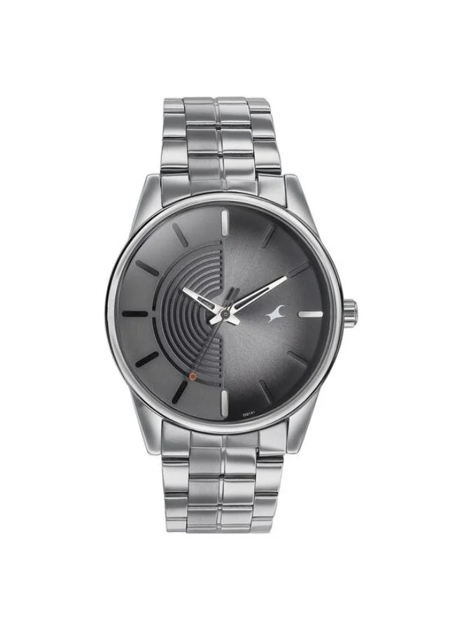 TITAN Men's Analog Display Watch With Silver Stainless Steel Strap - 3305SM02