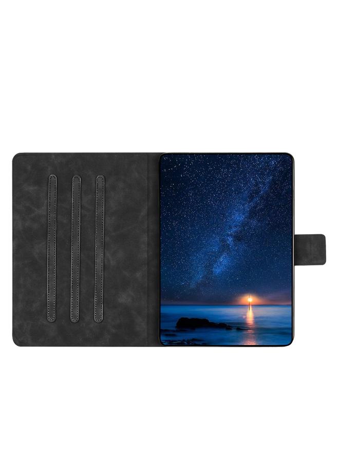 erorex Case For Lenovo Tab M10 Plus 3rd Gen / TB-128F Embossed Couple Cat Smart Tablet Leather Case - Image 3