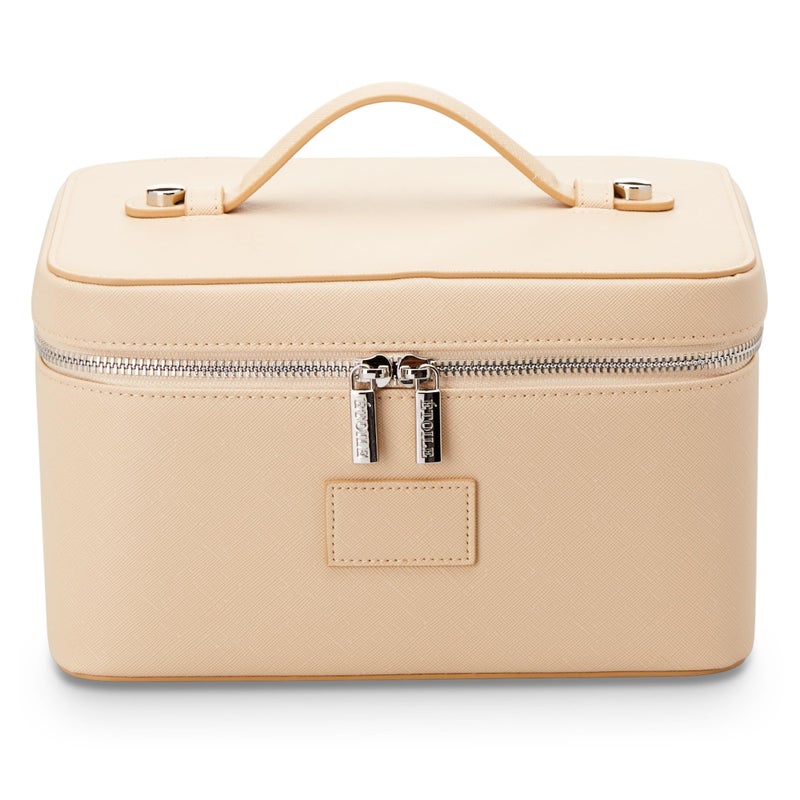 ETOILE - Vanity Case Espresso - Stylish Travel Makeup Bag Organizer with Dividers - Image 1